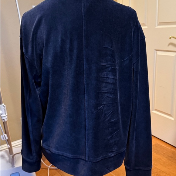Madewell Women’s Texture & Thread Velour
Corduroy Bomber Deep Indigo Jacket M - Picture 16 of 17
